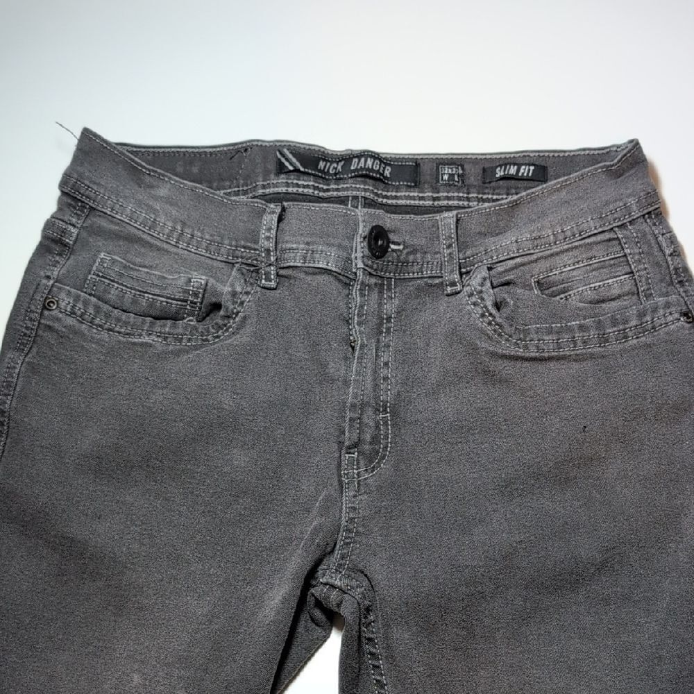 Nick Danger Slim Fit Dark Gray Jeans 32 32